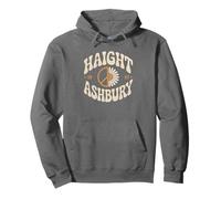 Haight Ashbury 1967 Hippie années 60 Peace Flower Retro Vintage Sweat à Capuche