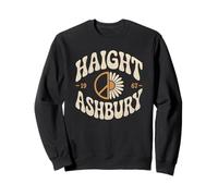 Haight Ashbury 1967 Hippie années 60 Peace Flower Retro Vintage Sweatshirt