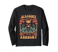 Haight Ashbury 1967 Hippie San Francisco Boho Floral Soleil Manche Longue
