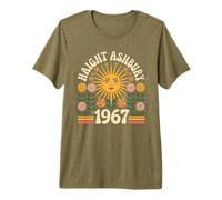 Haight Ashbury 1967 Hippie Vintage années 60 Rétro San Francisco T-Shirt Haut de Gamme
