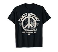 Haight Ashbury 1967 Hippie Vintage San Francisco Rétro Peace T-Shirt