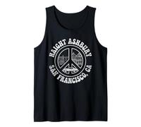 Haight Ashbury 1967 Peace San Francisco Rétro Hippie Vintage Débardeur