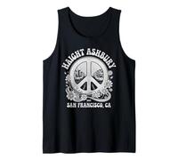 Haight Ashbury 1967 San Francisco Hippie Vintage Peace Rétro Débardeur