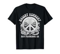 Haight Ashbury 1967 San Francisco Hippie Vintage Peace Rétro T-Shirt