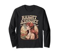 Haight Ashbury 1967 T-Shirt Vintage Hippie psychédélique Manche Longue