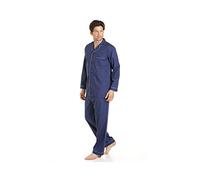 Haigman Ensemble de Pyjama Pleine Longueur pour Hommes de Style Classique XXL Navy Blue