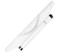 Haihaz,Règle à Rouleau Parallèle,Règle Parallèle Roulante 30cm,règle de dessin parallèle,règle de dessin multi-usage,Règle Parallèle Roulant Plastique Multiusage,pour angles et lignes parallèles