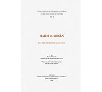 Haiim B. Rosen. Bio-Bibliographical Sketch Followed By The Late Prof. Rosen's Text: The Jerusalem School Of Linguistics And The Prague School