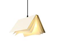 HAIIQU Abat-Jour De Type Livre Créatif Suspension Bibliothèque Industrielle Abat-Jour Suspendu en Métal pour Chambre De Garçon Luminaire De Lustre pour La Salle De Classe du Centre De Nouvelles