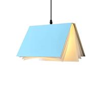 HAIIQU Abat-Jour De Type Livre Créatif Suspension Bibliothèque Industrielle Abat-Jour Suspendu en Métal pour Chambre De Garçon Luminaire De Lustre pour La Salle De Classe du Centre De Nouvelles