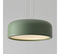 HAIIQU Grande Suspension Verte Dome Lanterne Lumineuse Industrielle Barn Plafonnier Suspendu Minimaliste De Style Nordique Luminaire Créatif pour Salle À Manger, Couloir, Bar, 1 Paquet