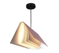 HAIIQU Lampe À Suspension en Forme De Livre Suspension Créative Unique Lumière Industrielle Réglable pour La Salle D'étude De Salle De Classe Bibliothèque Éclairage Décoratif À LED De Couloir