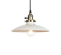 HAIIQU Suspension À 1 Ampoule en Métal Brillant, Rouge Lampe Suspendue Au Plafond en Métal Rustique Plafond D'éclairage Suspendu Créatif À Tête Unique Luminaire Suspendu Classique pour Salle À Manger