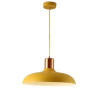 HAIIQU Suspension en Métal Plafonnier Suspendu À Dôme Réglable Industriel Grande Lampe Suspendue De 15,7 po Luminaire Industriel De Salle À Manger pour Entrepôt D'entrée Barre 5 Options De Couleur