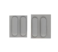 Haiki Lot de 4 pieds en caoutchouc pour ordinateur portable 840 745 735 Coque inférieure Coque inférieure en caoutchouc Pied de rechange pour ordinateur portable avec adhésif double face