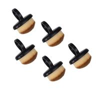 Haiki Lot de 5 brosses à ongles en forme d'anneaux pour ongles