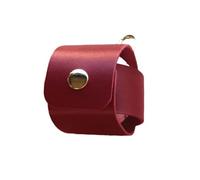 Haiki Sac de rangement portable en cuir synthétique pour balles de golf, petit conteneur avec crochet