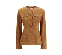 Haikure - Temple Suede Jacket - Femme - Vestes - Brun - Taille: 40 FR