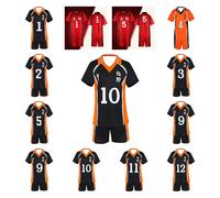 Haikyu!! Costume de cosplay Haikyuu, club de volley-ball du lycée Karasuno Koukou, maillots de sport Hinata Shoyo Kageyama Tobio 9