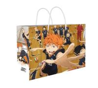 Haikyus Sac Cadeaux - Anime Figure Autocollants Broche Carte Poster Jouet Bag - Haikyus Figurine Décoration Set