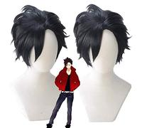 Haikyuu !! 30cm Tetsurou Kuroo Tetsurou court noir style résistance à la chaleur synthétique cheveux Costume Cosplay perruques + bonnet de perruque