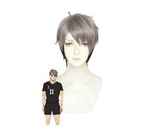 Haikyuu !! Cosplay tsukishima kei Hinata Shoyo Nishinoya Yuu Oikawa Tooru Kozume Kenma kageyama tobio Miya Atsumu Miya Osamu perruque miya osamu