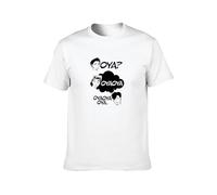 Haikyuu OYA Haikyuu Letters Gift Casual Round Neck T Shirt White M
