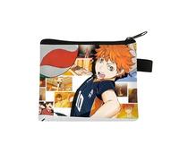 Haikyuu Porte-monnaie pour enfants Shoyo Hinata Sac à langer Petit sac à main imprimé dessin animé Pochette à monnaie avec fermeture éclair Design Tobio Kageyama Portefeuilles Sacs Cadeaux, Type 7.,