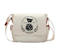 Haikyuu Sac à bandoulière Anime Sac à bandoulière Sac d'école Hinata Shoyo/Tobio Kageyama Cartable Sac à bandoulière décontracté Sac à bandoulière Étudiant Sports Voyage Daypack, Type 8., 33×26×13cm