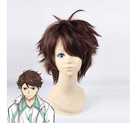 Haikyuu !! Volley-ball Toru Oikawa Toor court brun Shaggy couches Tooru résistant à la chaleur cheveux synthétiques Anime Cosplay Costume perruque 01