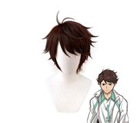 Haikyuu !! Volleyball Toru Oikawa Toor court marron Shaggy couches Tooru résistant à la chaleur Cosplay Costume perruque