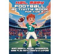 Hail Mary Football Activity Book: Mazes, Word Search, Crosswords, and More for Kids 6-10
