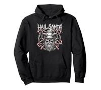 Hail Santa Death Metal Noël Sweat à Capuche