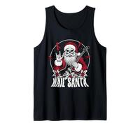 Hail Santa Guitare Lourde Happy Solstice Anti Christmas Rock Débardeur