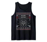 Hail Santa Heavy Païen Solstice Goth Ugly Christmas Satan Débardeur