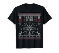 Hail Santa Heavy Païen Solstice Goth Ugly Christmas Satan T-Shirt