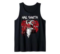 Hail Santa Païen Happy Solstice Gothic Christmas Krampus Débardeur