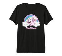 Hail Satan Emo/Goth/Grunge Clothing - Not Today Jesus T-Shirt Haut de Gamme