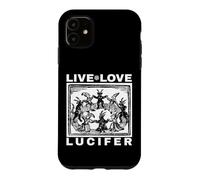 Hail Satan Live Love Lucifer with Dancing Demons Original Coque pour iPhone 11