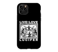 Hail Satan Live Love Lucifer with Dancing Demons Original Coque pour iPhone 11 Pro
