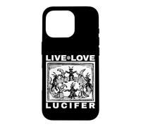 Hail Satan Live Love Lucifer with Dancing Demons Original Coque pour iPhone 16 Pro
