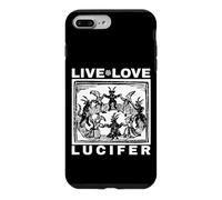 Hail Satan Live Love Lucifer with Dancing Demons Original Coque pour iPhone 7 Plus/8 Plus