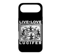 Hail Satan Live Love Lucifer with Dancing Demons Original Coque pour iPhone Air