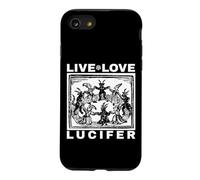 Hail Satan Live Love Lucifer with Dancing Demons Original Coque pour iPhone SE (2020) / 7/8