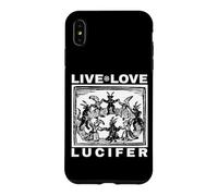 Hail Satan Live Love Lucifer with Dancing Demons Original Coque pour iPhone XS Max