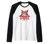 Hail Satan Pentagramme Manche Raglan