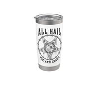 Hail Satanic Pizza Lover Funny Occulte Anti Croûte Pentagramme Gobelet isotherme en acier inoxydable double paroi