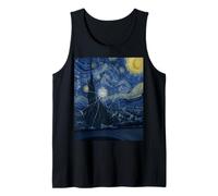 Hail Storm Pare-Brise fissuré Van Gogh Nuit étoilée Débardeur