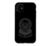 Hail The Pussy Goth Satan Clothing Gothic Hail Satan Coque pour iPhone 11