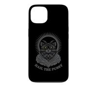 Hail The Pussy Goth Satan Clothing Gothic Hail Satan Coque pour iPhone 13